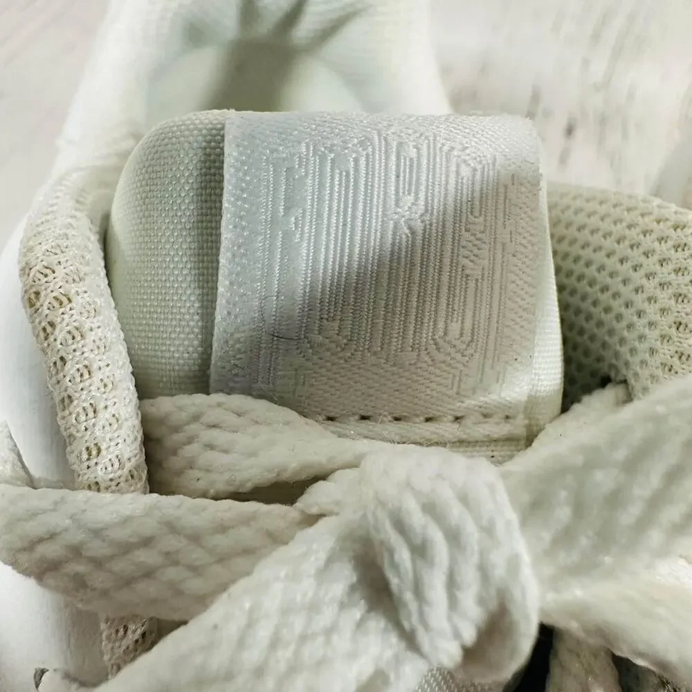 NIKE SON OF FORCE (PS) BOYS YOUTH LEATHER SNEAKER SHOES SIZE 3Y WHITE - Picture 3 of 4